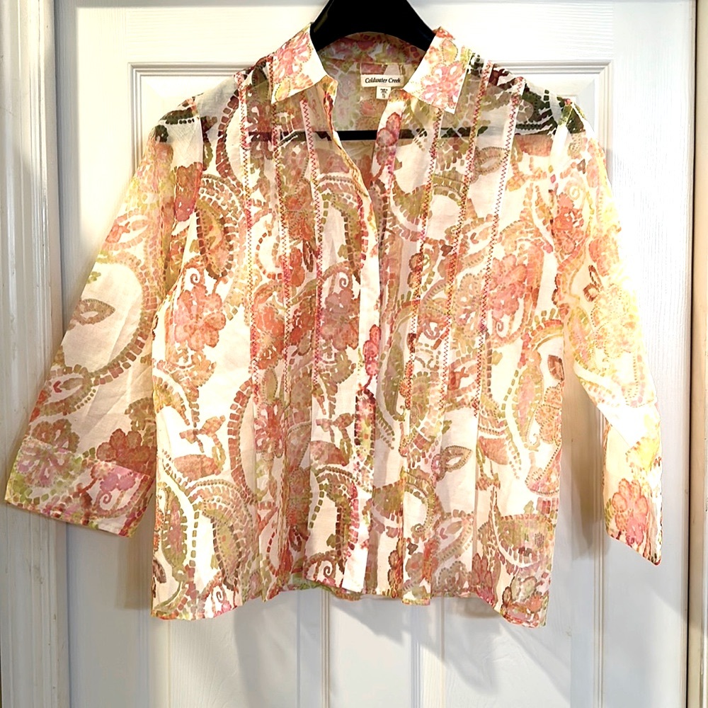 Coldwater Creek button down XL NWOT